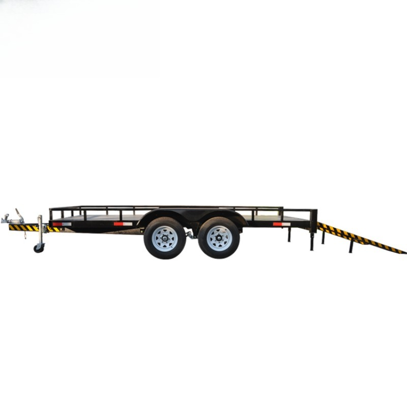 Heavy Equipment Mechanic - Black Tandem Ball Coupler Trailer Heavy