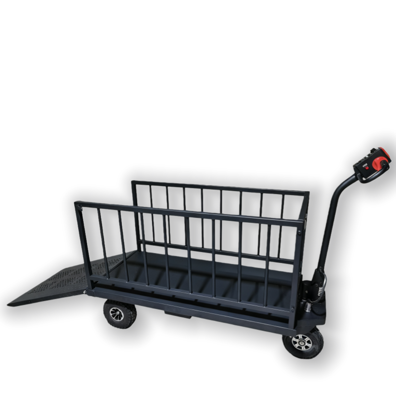Heavy Equipment Logistics - Electric Heavy Duty Foldable Steel Platform
