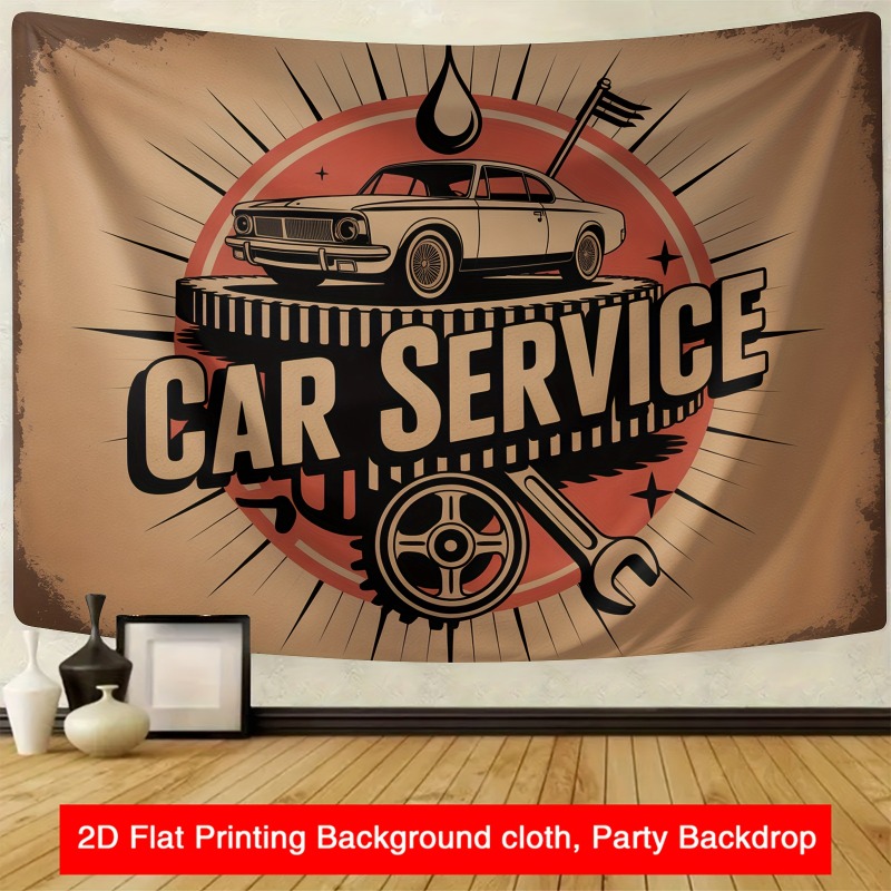 Large retro car service banner - Heavy Equipment Mechanic 评论和价格