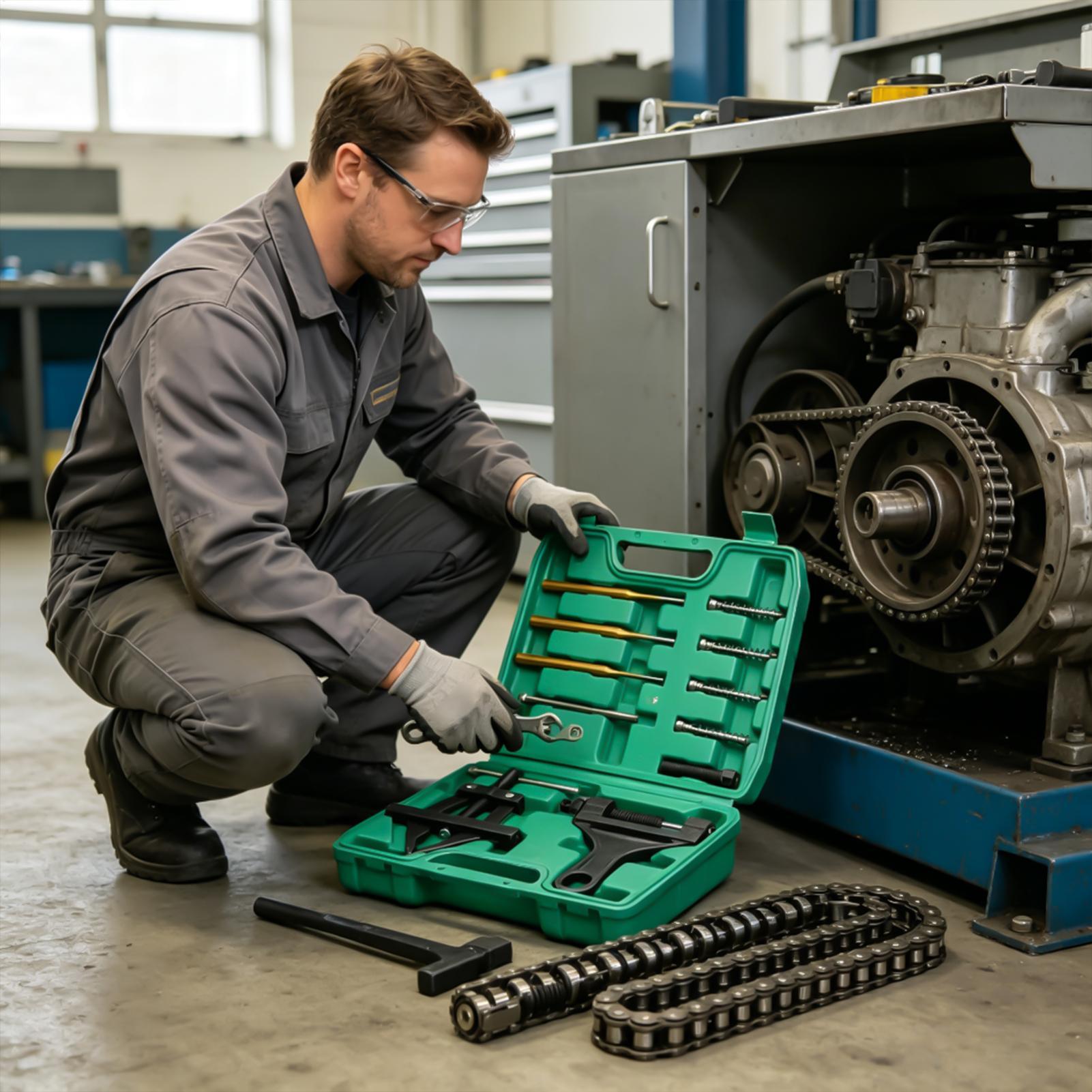 Roller Chain Breaker Tool 60-2 - Heavy Equipment Mechanic 评论和价格